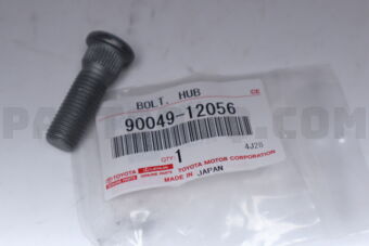 9004912056 Toyota BOLT, HUB (FOR FRONT AXLE), RH/LH