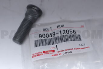 9004912056 Toyota BOLT, HUB (FOR FRONT AXLE), RH/LH