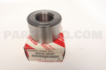 9004A36087 Toyota BEARING (FOR FRONT AXLE HUB)