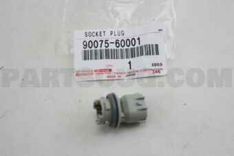 9007560001 PLUG, SOCKET(FOR BACK-UP LAMP)