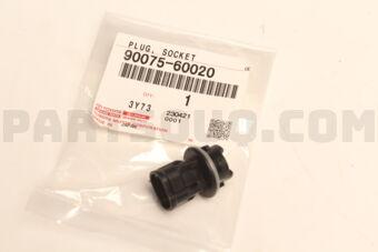 9007560020 Toyota SOCKET PLUG, REAR SIDE MARKER LAMP