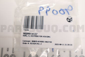 9009914127 Toyota RING, O, DISTRIBUTOR HOUSING