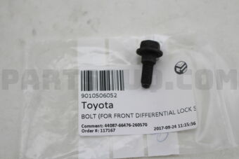 9010506052 BOLT (FOR FRONT DIFFERENTIAL LOCK 