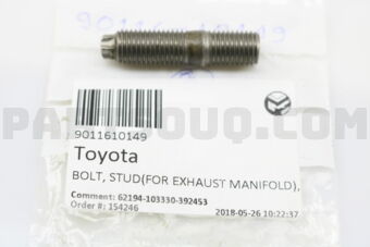 9011610149 BOLT, STUD(FOR EXHAUST MANIFOLD), 