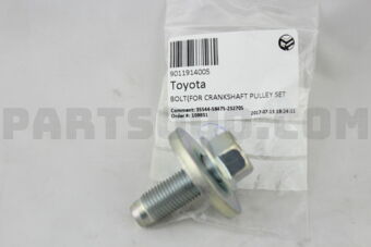 9011914005 BOLT(FOR CRANKSHAFT PULLEY SET)