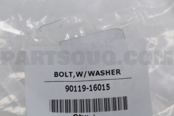 9011916015 Toyota BOLT, W/WASHER