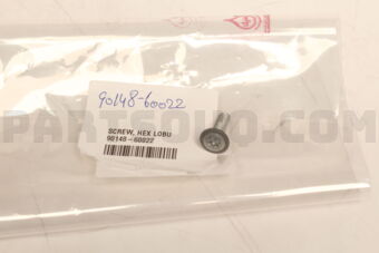 9014860022 Toyota SCREW, HEX LOBU