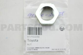 9017022058 NUT, CASTLE(FOR PITMAN ARM)