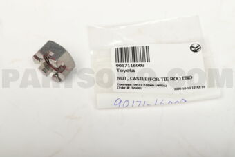 9017116009 NUT, CASTLE(FOR TIE ROD END)