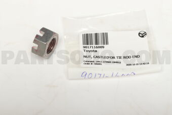 9017116009 NUT, CASTLE(FOR TIE ROD END)