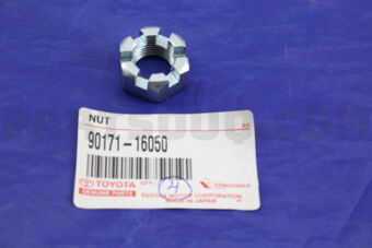 9017116050 NUT, CASTLE (FOR FRONT LOWER BALL 