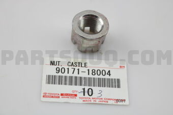 9017118004 NUT, CASTLE (FOR FRONT LOWER BALL 