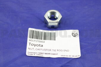 90171T0002 NUT, CASTLE(FOR TIE ROD END)