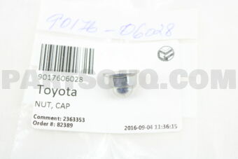 9017606028 NUT, CAP(FOR CYLINDER HEAD COVER)