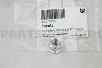 90177T0006 NUT, EXHAUST PIPE SET STUD BOLT