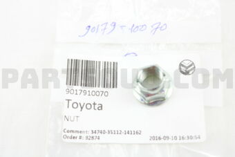 9017910070 Toyota NUT