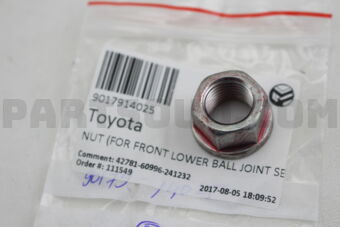 9017914025 NUT (FOR FRONT LOWER BALL JOINT SE