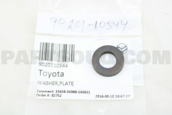 9020110344 WASHER, PLATE (FOR CENTER SUPPORT 
