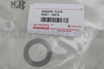9020122010 WASHER, PLATE(FOR VALVE SPRING SEA