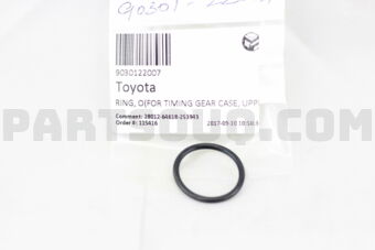 9030122007 RING, O(FOR TIMING GEAR CASE, UPPE