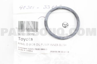 9030133002 RING, O (FOR OIL PUMP INNER BUSH)