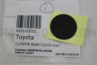 9033325001 CLIP(FOR REAR FLOOR MAT)