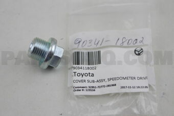 9034118002 COVER SUB-ASSY, SPEEDOMETER DRIVEN