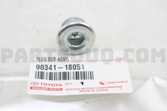 9034118051 PLUG (FOR FRONT DIFFERENTIAL DRAIN