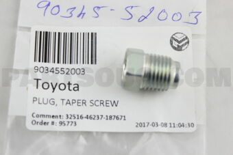 9034552003 COCK SUB-ASSY, WATER DRAIN(FOR CYL