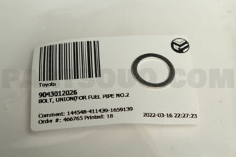9043012026 Toyota BOLT, UNION(FOR FUEL PIPE NO.2)