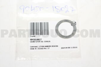 9043018027 Toyota GASKET(FOR OIL COOLER)