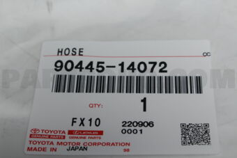 9044514072 HOSE, HEAD LAMP