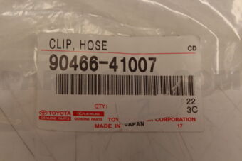 9046641007 Toyota CLAMP OR CLIP, HOSE(FOR RADIATOR INLET)
