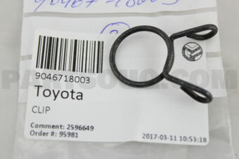 9046718003 CLAMP OR CLIP(FOR AIR HOSE, NO.1)