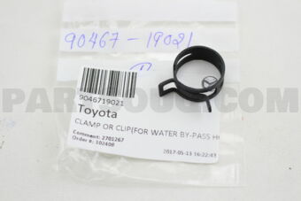 9046719021 CLAMP OR CLIP(FOR WATER BY-PASS HO