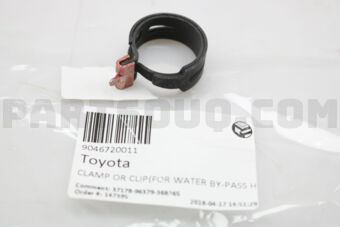 9046720011 CLAMP OR CLIP(FOR WATER BY-PASS HO