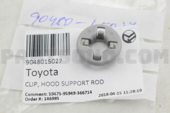 9048015027 CLIP, HOOD SUPPORT ROD