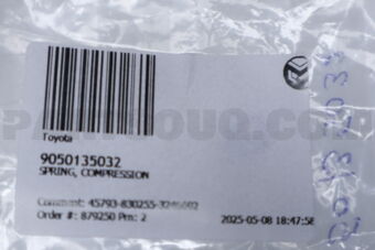 9050135032 Toyota SPRING, COMPRESSION