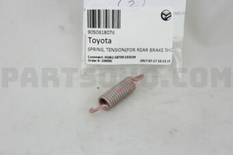 9050618076 SPRING, TENSION(FOR REAR BRAKE SHO