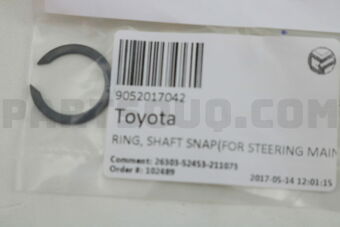 9052017042 RING, SHAFT SNAP(FOR STEERING MAIN