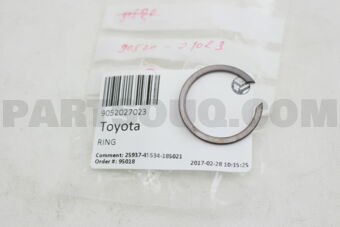9052027023 RING, DRIVE SHAFT SNAP, RH/LH