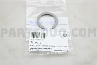 9052028011 RING, SHAFT SNAP (FOR CLUTCH HUB N