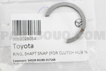 9052028054 RING, SHAFT SNAP (FOR CLUTCH HUB N