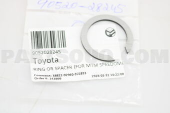 9052028245 RING OR SPACER (FOR MTM SPEEDOMETE