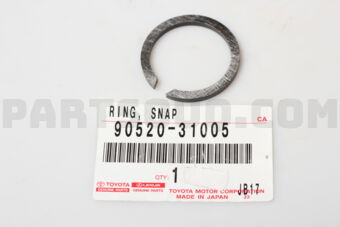 9052031005 RING, DRIVE SHAFT SNAP, RH/LH