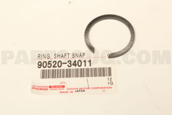 9052034011 Toyota RING, SHAFT SNAP (FOR GEAR THRUST WASHER)