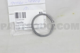 9052041004 RING, SHAFT SNAP(FOR CAMSHAFT SUB 