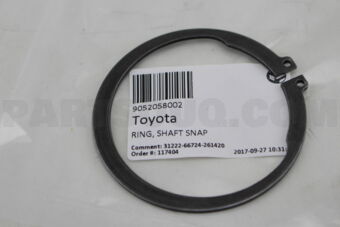 9052058002 RING, SHAFT SNAP