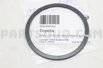 9052063001 RING, COUNTER GEAR FRONT BEARING S
