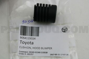 9054115024 CUSHION, HOOD BUMPER